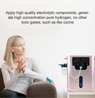 जल इलेक्ट्रोलिसिस मशीन साँस लेने के लिए हाइड्रोजन ऑक्सीजन जनरेशन मशीन 1500 एमएल / मिनट